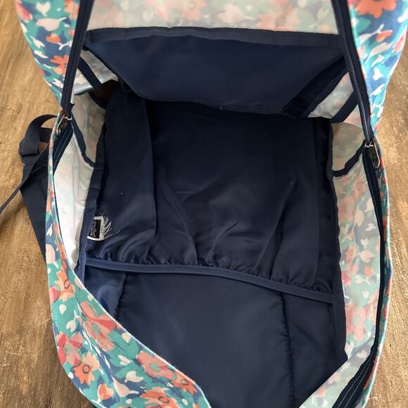 JanSport Right Pack Expressions Backpack Floral Print Originals Suede Bottom - Picture 4 of 7